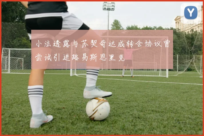 小法透露与苏契奇达成转会协议曾尝试引进路易斯恩里克