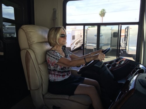 Little lady in a Humongous Rig